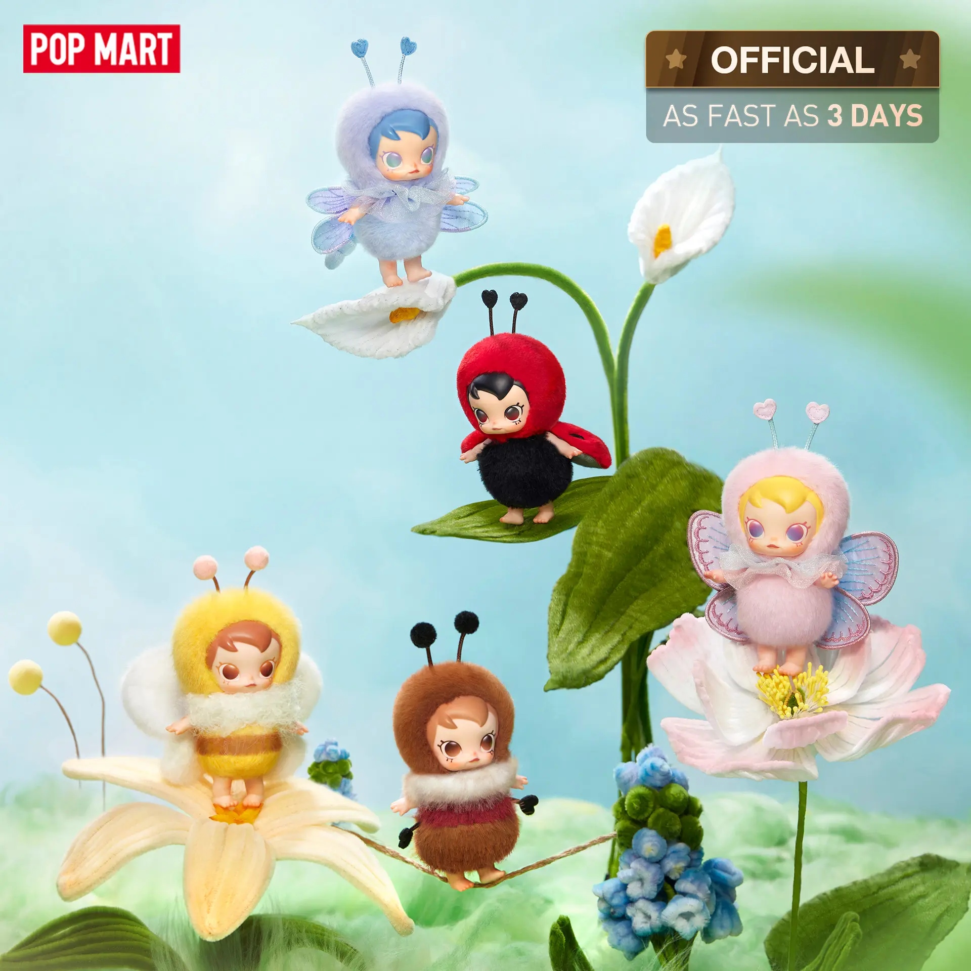 【NEW】POP MART Baby Molly Buggy Roam Series - Vinyl Plush Pendant Blind Box