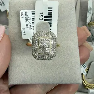 10K Gold Natural DMT Ring, Women's Costume Jewelry Accessory