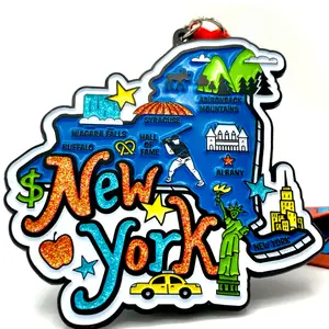 Race Through New York Medal and Bib