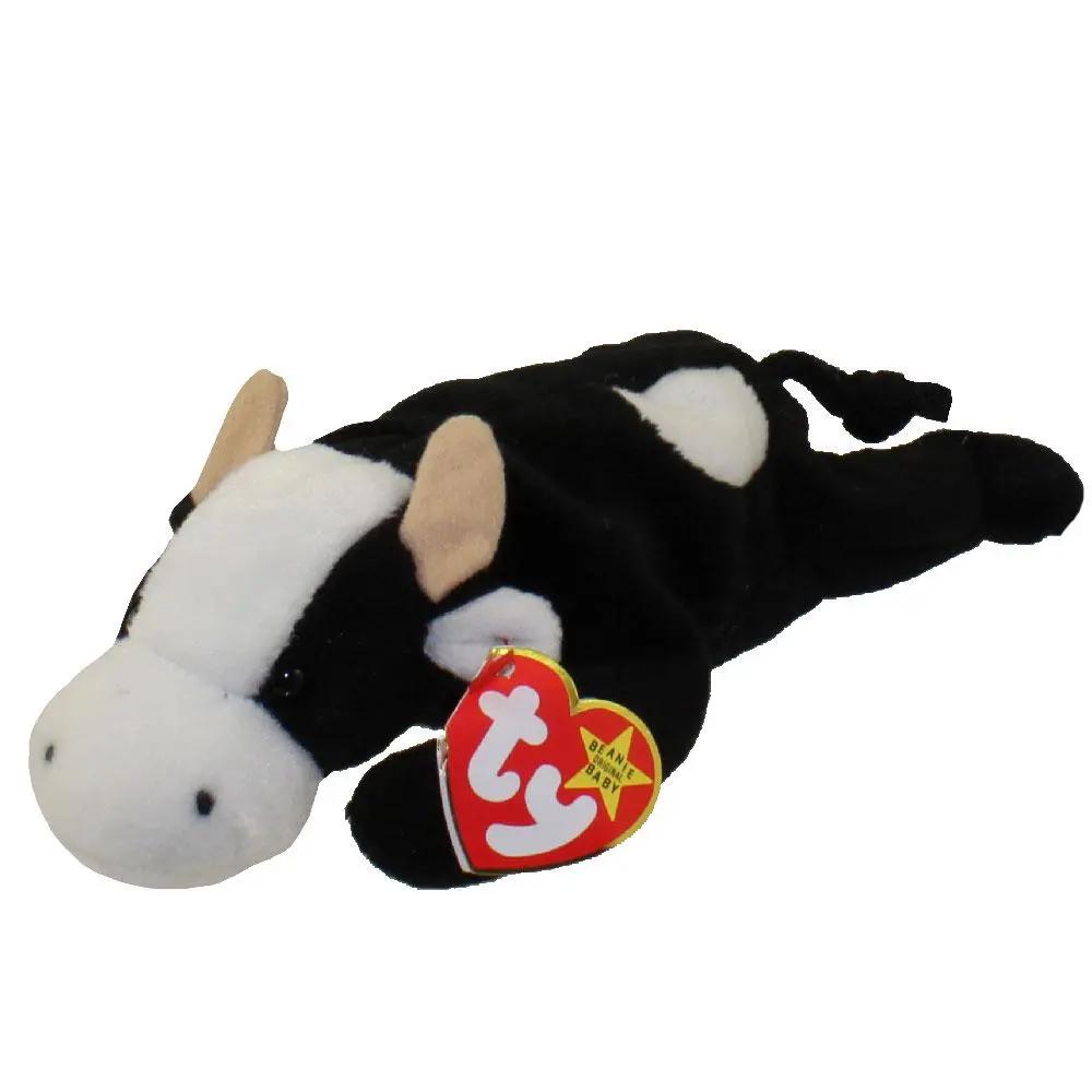TY Beanie Baby - DAISY the Cow (9 inch) (1994) - MWMTs