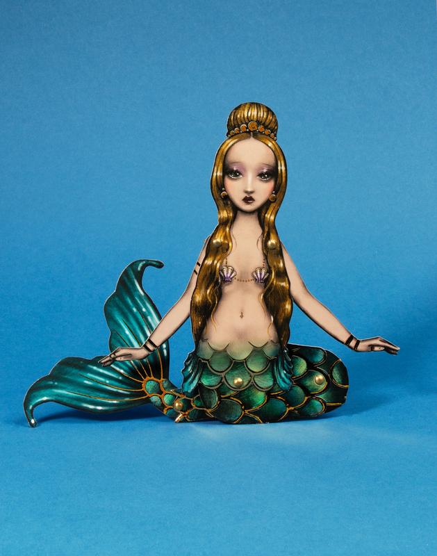 "The Mermaid Sisters" Paper Doll Kit