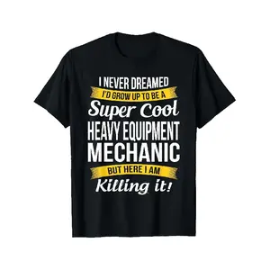 clothing merch flash sale Heavy Equipment Mechanic Tshirt |   Funny Gift T-Shirt, Comfortable Tee, Graphic Print, All-Season, Crew Neck, Slight Stretch Fabric, Regular Fit, Perfect For Adult Outdoor Activities