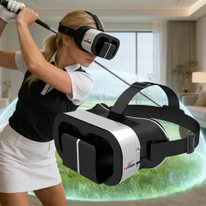 2026 Adjustable Wearable VR Headset for Game, Smart Accessory Compatible with Smartphones and Electronic Devices