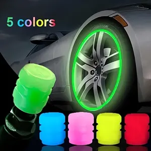 10pcs/set luminous valve caps, tire valve caps, luminous car, motorcycle, bicycle, Vehicle tire, luminous valve cap decoration