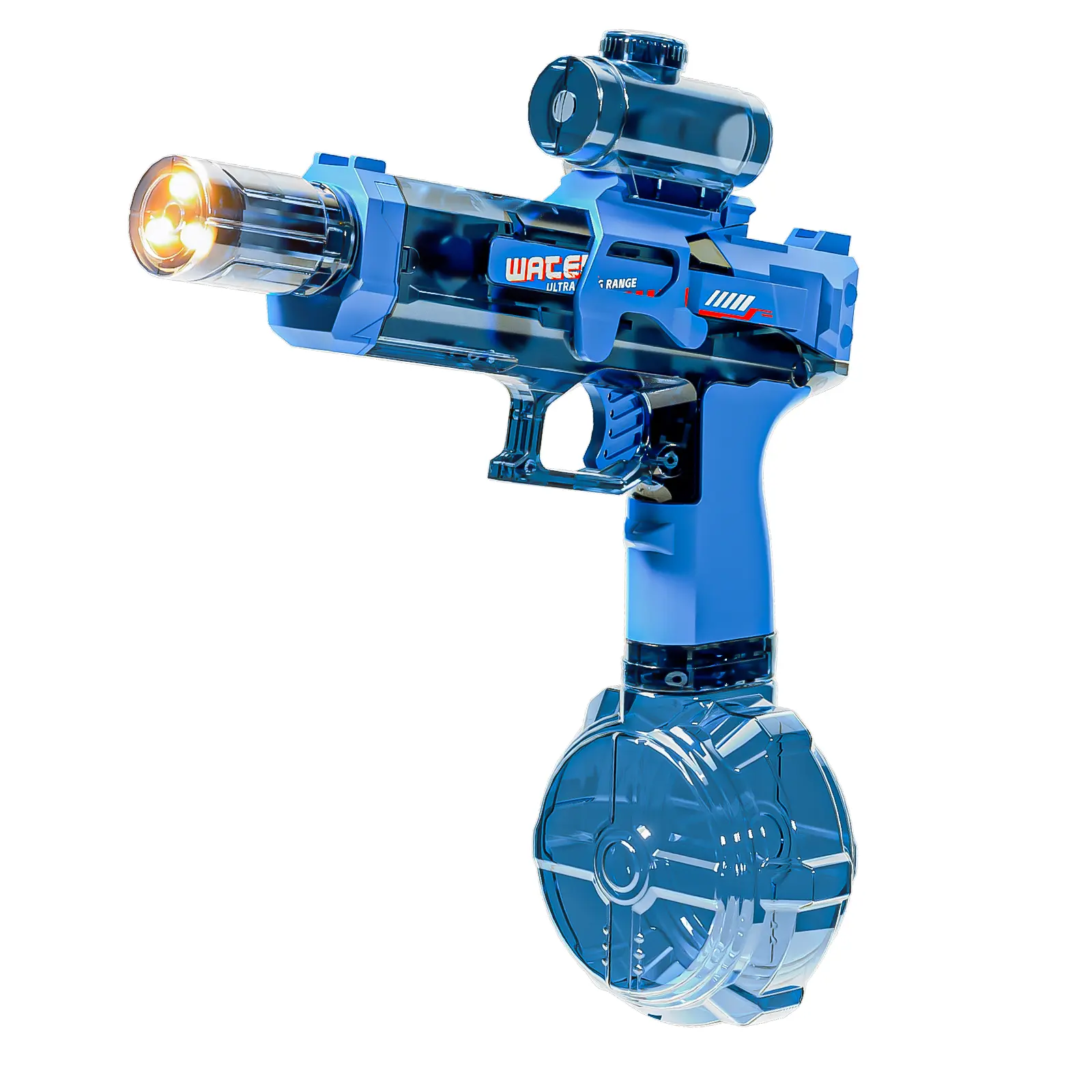 2026 Premium Blue Rechargeable Electric Water Blaster Toy - 7.4V 2000mAh Sealed Batteries with Overcharge Guard, 8M Range, CPC Certified for Ages 14+, Ideal for Holidays Pool & Outdoor Play Automatic Water Blasts Waterblaster, Outdoor Water Soaker, Water