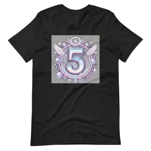 Angel Code 5 T-Shirt – Change & Freedom Tee, Angel Number Shirt, Transformation & Adventure Energy Unisex t-shirt