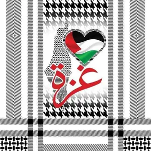 Palestine chiffon scarf/hijab
