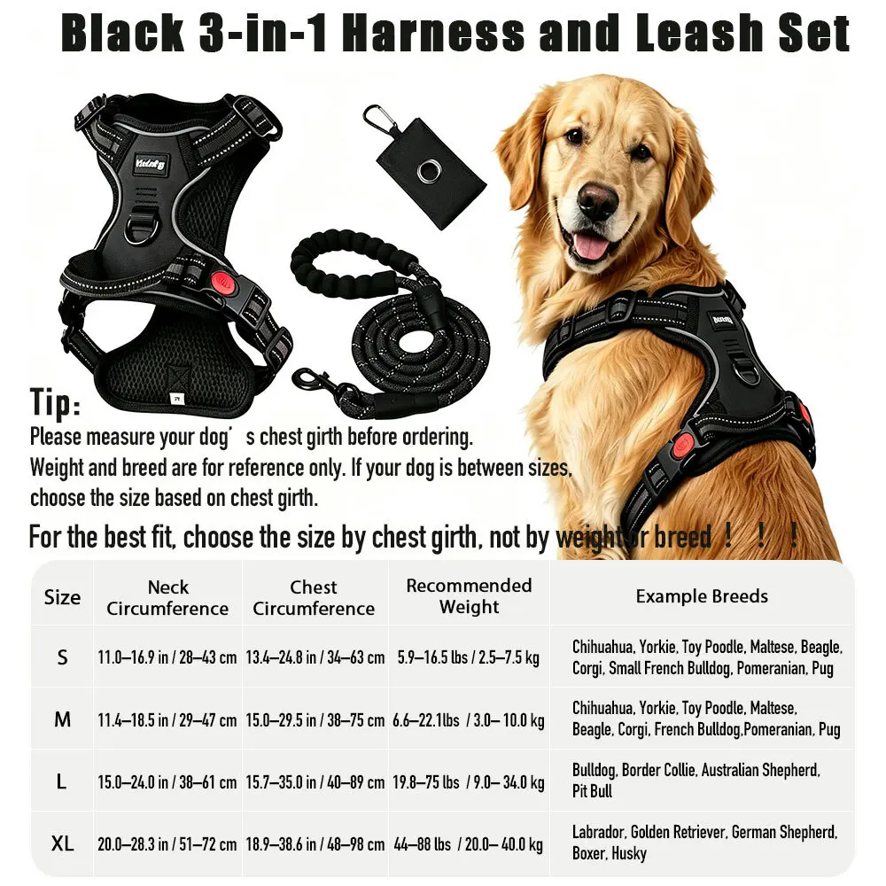 New three-piece set in black6