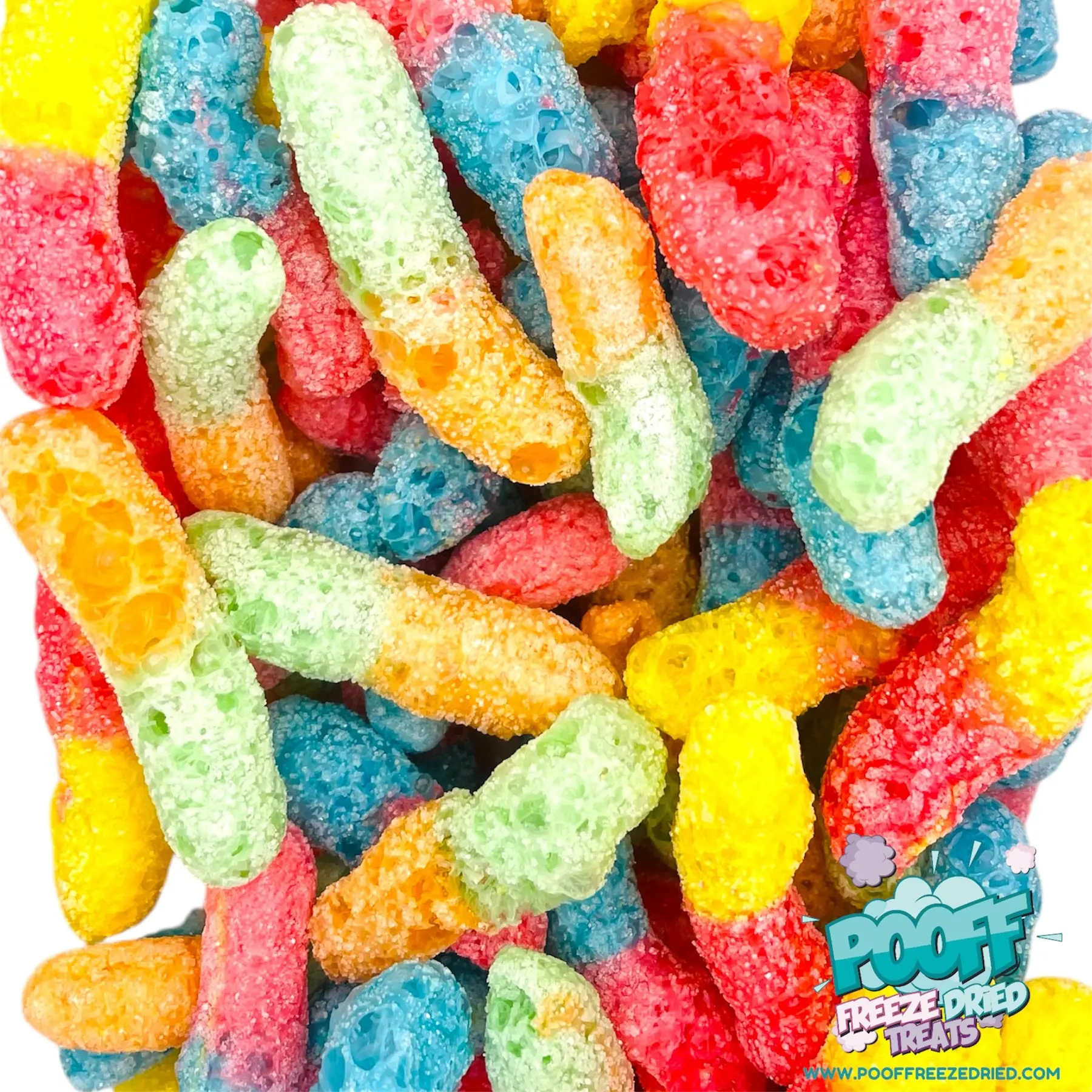 Freeze Dried Sour Gummi Worms