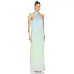 Amanda Uprichard x REVOLVE Ashton Maxi Dress in Blue Combo