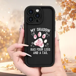 Chic And Adorable Paw Print Phone Cover for Iphone 17/ 16/16Pro/16Promax/15/15Plus/15Pro/15Promax/14/14Plus/14Pro/14Promax/13/13Mini/13Pro/13Promax/12/12Mini/11/8/7/Se/Xsmax/Plus/Pro/Max Models