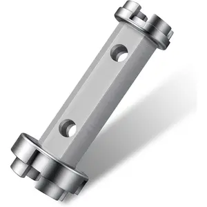 Tub Drain Remover & Basin Wrench, Dual Ended Ratchet Wrench Use to Install and Remove  Bath and Shower Drains and Closet Spuds Square Plastic Toilet Seat Nuts