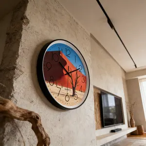 Modern Minimalist Wall Clock, Silent Quartz Movement, Nordic Style Home Decor, Living Room Accent Piece, Durable Design