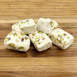 SOFT WHITE NOUGAT CANDY ,INDIVIDUALLY WRAPPED 1 LB BAG