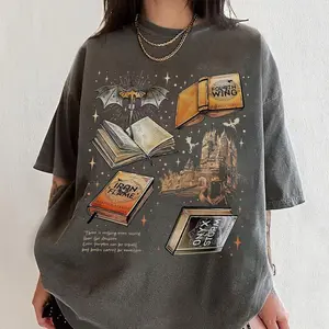 Fourth Wing Series Shirt For Fans, Comfort Colors Shirt, Basgiath War College Shirt, Dragon Rider T-Shirt, SJM Merch, Book Lover Gift