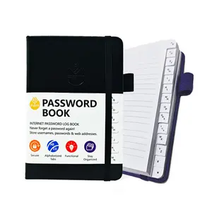 Password Notebook for Adults, Secure and Useful Memo Journal, Ideal for Adult Note-Taking, Password-Protected Diary