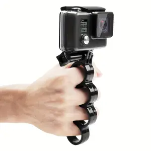 Handheld Grip Selfie Stick Mount Compatible with GoPro Hero 12 11 10 9 8 7 6 5 Compatible with AKASO Sjcam Eken DJI OSMO Action Camera Accessories