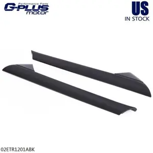 Fit For 2011-19 Ford Explorer Windshield Outer Pillar Molding Trim Strips 1Pair