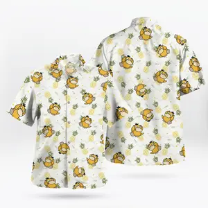 2026 Hot Hawaiian Sets PKM [FREESHIP] Fresh Summer – Youthful – Bold with the Cute duck Pineapple Pattern Hawaiian Shirt – Tropical Quirk Style