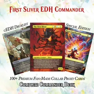 The First Sliver MTG Proxy Commander Deck - 115+ Pcs Hive Synergy Set