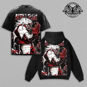 Battle Beast Graphic Apparel Collection: Heavyweight Muscle Tee, Tank Top, Crewneck Sweatshirt & Oversized Hoodie - Vintage Streetwear, Edgy Invincible Series Warrior Fan Merch, Urban Fashion Wear