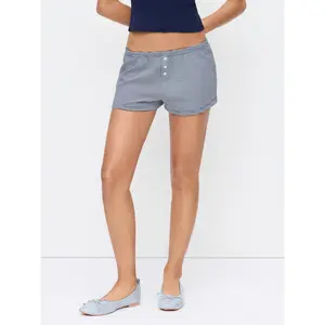 Cider Low Rise Stripes Stripe Button Shorts SwimWeek
