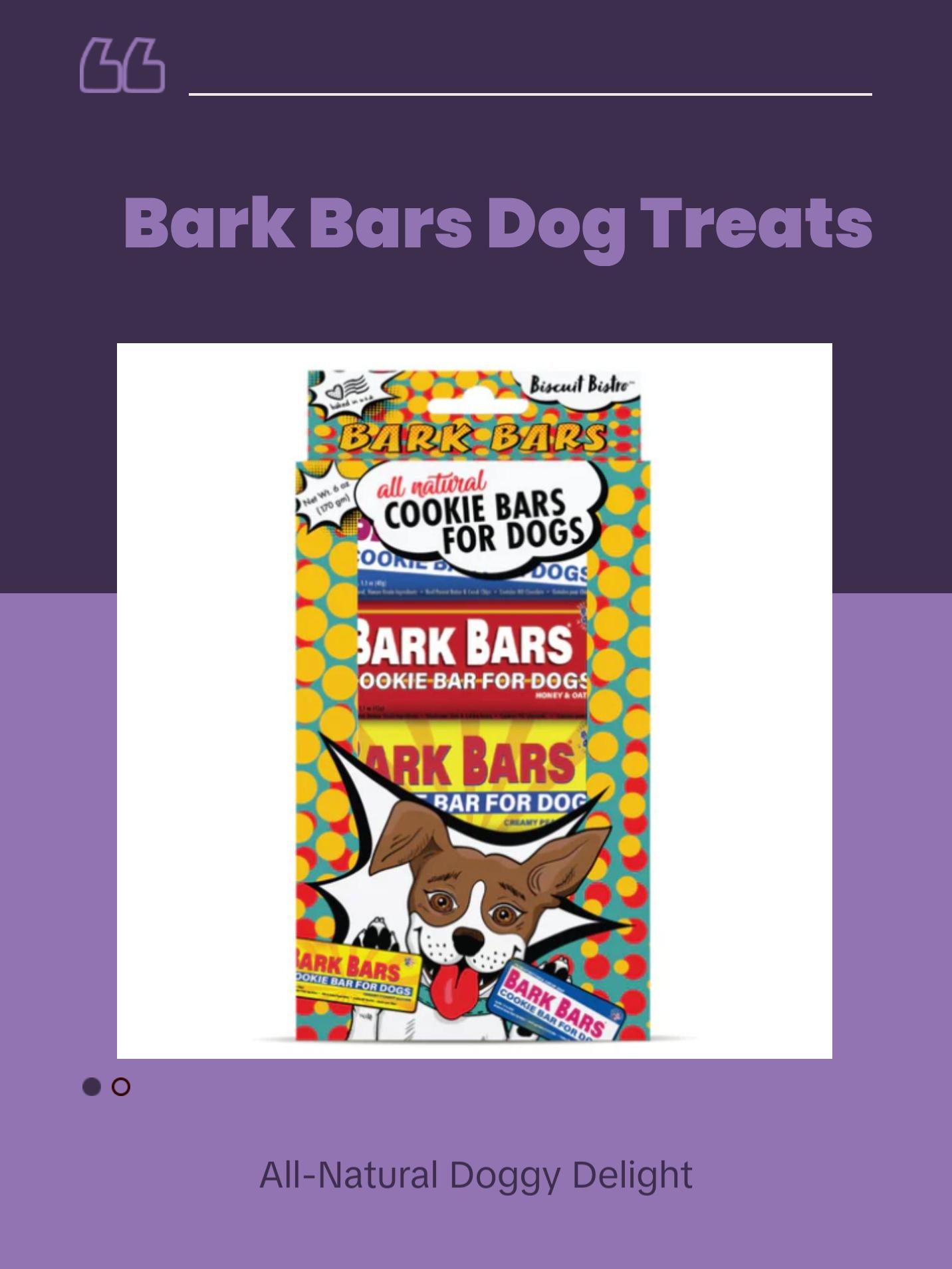 Spunky Pup Bark Bars Assorted 4 Pack