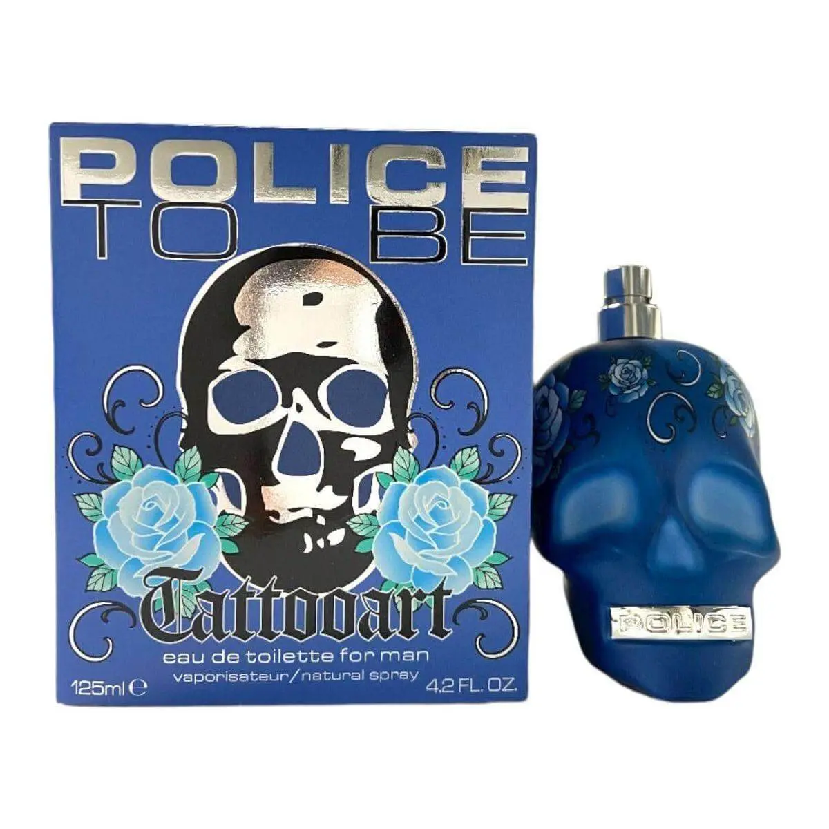 Police To Be Tattooart Glamorous Men's Cologne, Addictive EDT Fragrance for Men, 4.2 oz Fresh Warmth Scent with Blackcurrant Notes, New In Box, Glamorous Men's Fragrance