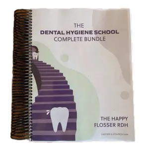 The Complete Comprehensive Dental Hygiene Study Notes SpiralBound Book by The Happy Flosser RDH