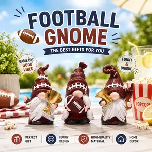 2026 Hodao Green Rugby-Inspired Summer Resin Sculpture - Miniature, Artificial Resin, Collectible Style, Boxed Home Decor Figurine, Perfect Gift for Rugby Fans, Shockproof Box Packaged#FathersDay, Miniature Figurines, Boxed Figurine Figurines