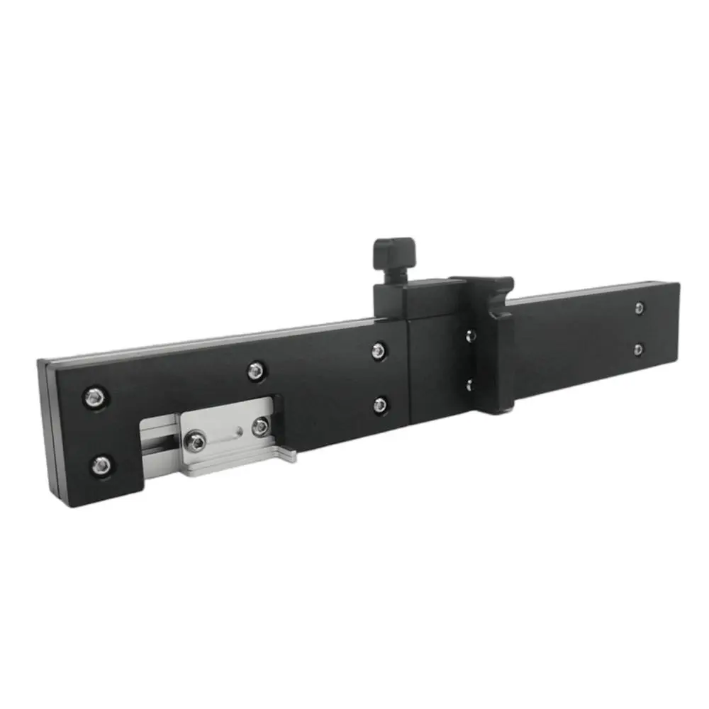 17.7 Inch 450mm Miter Gauge Fence with Tenon Block & A Repetitive Cut Flip Stop & Scale, Wood Workbench Router Table Saw Table Fence