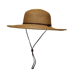 Saint Martin - Tweed Flat Brim Sun Hat