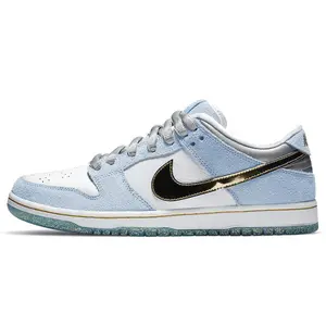 Nike Dunk SB Pro QS "Holiday Special" Canvas Suede Frozen Blue Low-Top Skate Shoes for Men and Women Trending Shoes, House White Official Shoes to Get / Maison Mihara