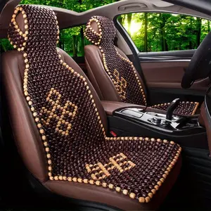 Universal Cool & Breathable Car Seat Cushion - All-Season Soft Polyester Blend, Rectangular Design with Ergonomic Padding for Long Car Trips, Durable & Easy-Clean