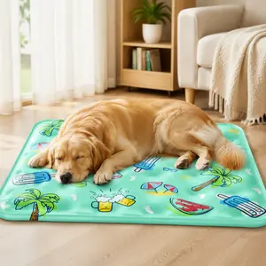 Ice  – Summer Dog  , Anti-Scratch Gel  , Universal for Cats & Dogs, 60×90 cm thin cool  mat pet cooling