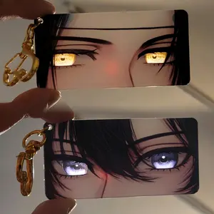 Mo Dao Zu Shi Glowing Eyes Keychain Wei Wuxian & Lan Wangji Anime Inspired Collectible Keychain with Detailed Artwork