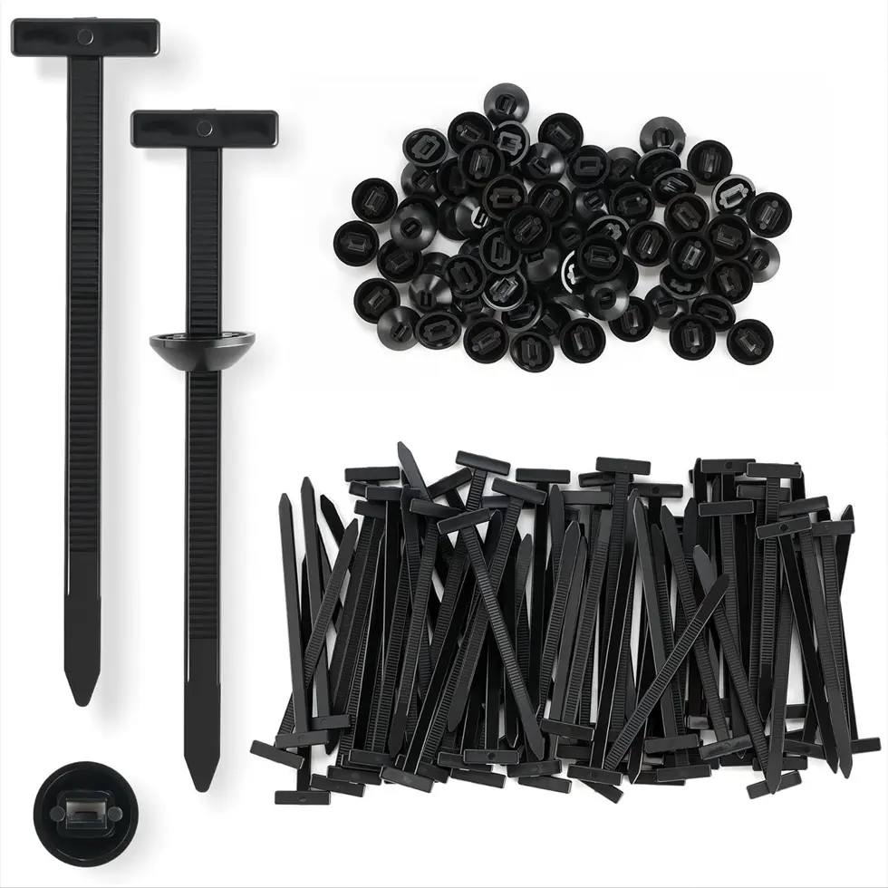 Nylon Universal Cable Tie Buckle, Heavy Duty Self-Locking Nylon Zip Ties Holder, New Multifunctional Cable Tie Buckle for Car Daily Repair (20pcs) Home Garage