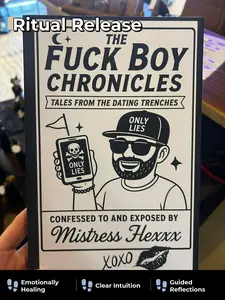 FBoy Chronicles: Tales from the Dating Trenches by Mistress Hexxxx - Emotional Archetypes, Red Flag Reminders, Ritual Exercises for Clarity & Self-Reclamation