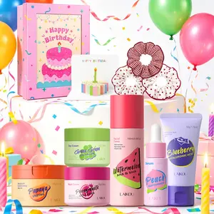 Special Birthday Skincare Box - LAIKOU Fruity Glowing Skin Ultimate Glow Kit with Cute Accessories