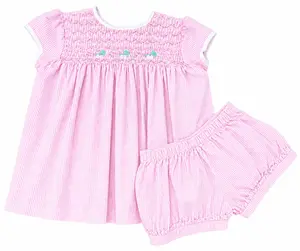 AK archival Smocked Carriage Set with Shorts
