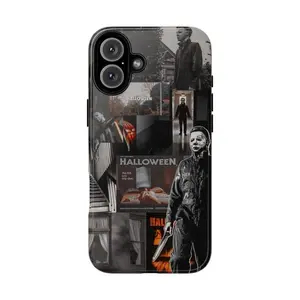 Horror Halloween Michael Myers Phone Case Protection, Shockproof For IPhone 17-12, Pro Max, Pro Plus, and Samsung S25 24 23 Safety Case