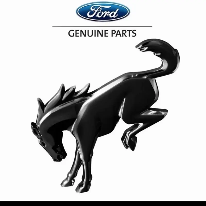 Ford 2021-2025 Bronco OEM M2DZ-7842528-B Tailgate Emblem Black Bucking Bronco Genuine Parts