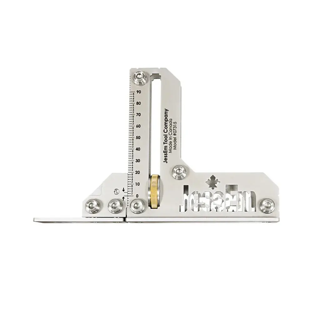JessEm 07315 14 Gauge Stainless Steel Tool Setting Gauge - Metric - Large