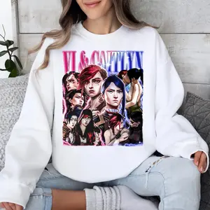 Vi & Caitlyn shirt, Vi & Caitlyn bootleg shirt, Arcane 2 T-Shirt/ Sweatshirt/ Hoodie