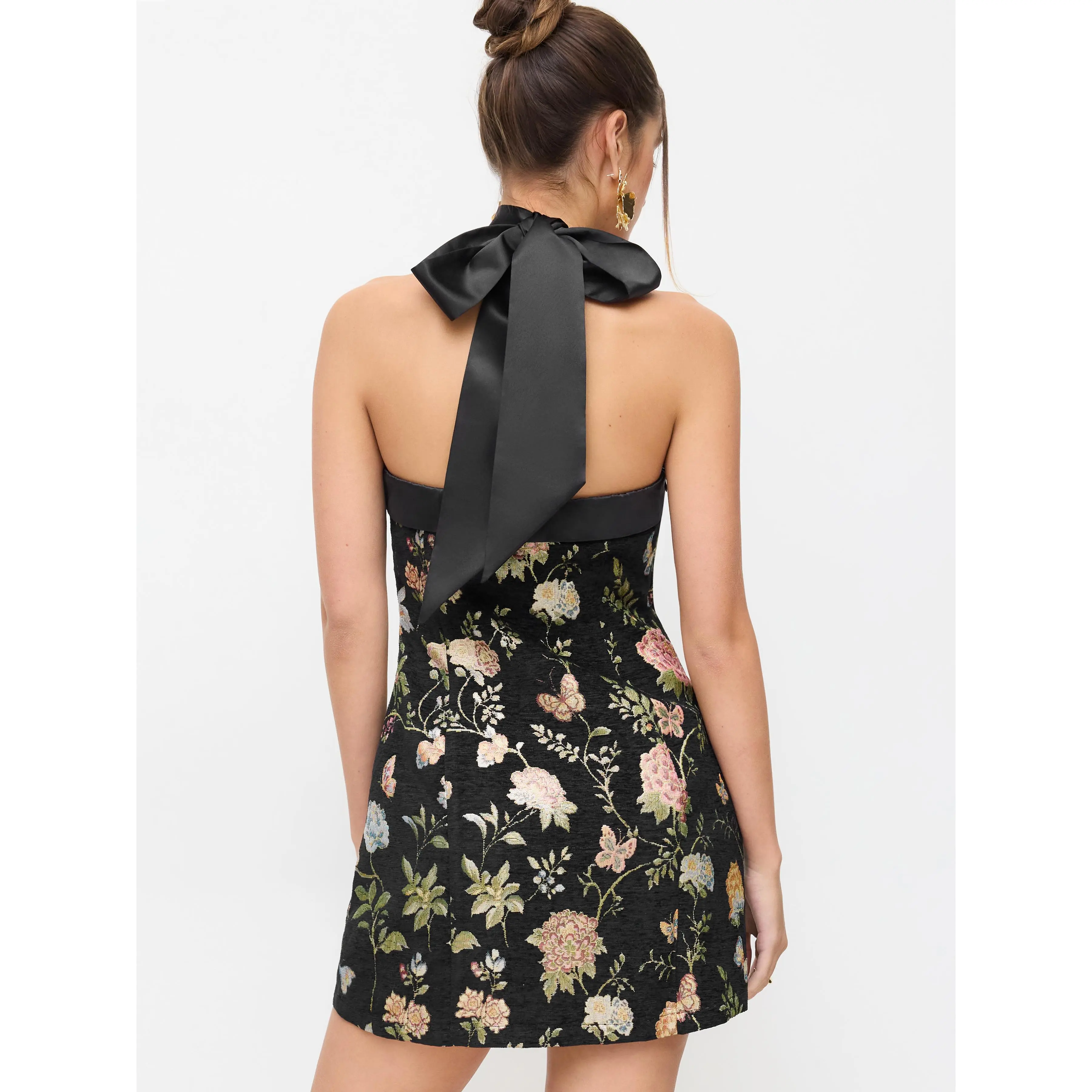Cider Jacquard Floral Bandeau A-line Mini Dress With Bowknot Scarf SwimWeek - TikTok Shop Cider Jacquard Floral Bandeau A-line Mini Dress With Bowknot Scarf SwimWeek - TikTok Shop