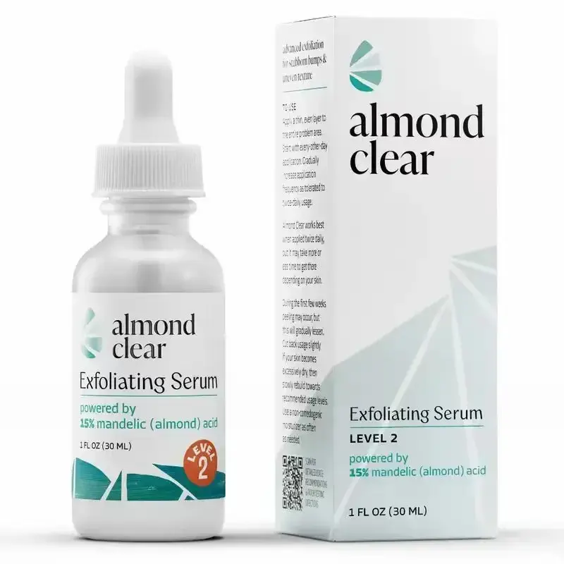 Level 2 Mandelic Acid Serum | Body Acne Treatment, Clear Butt Acne, Folliculitis, Fungal Acne, Hyperpigmentation, Ingrown Hairs | Daily Skincare, Safe for Sensitive Skin, Skin Repair, Fungus、