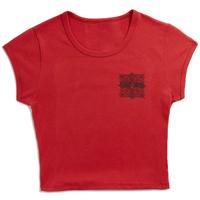 Von Dutch Red and Black Chopper Baby Tee