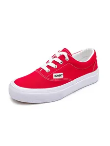Opoee Canvas Shoes for Women, Casual Low Top Sneakers, Spring Fall Fashion, Korean Style, Versatile Athletic Shoes