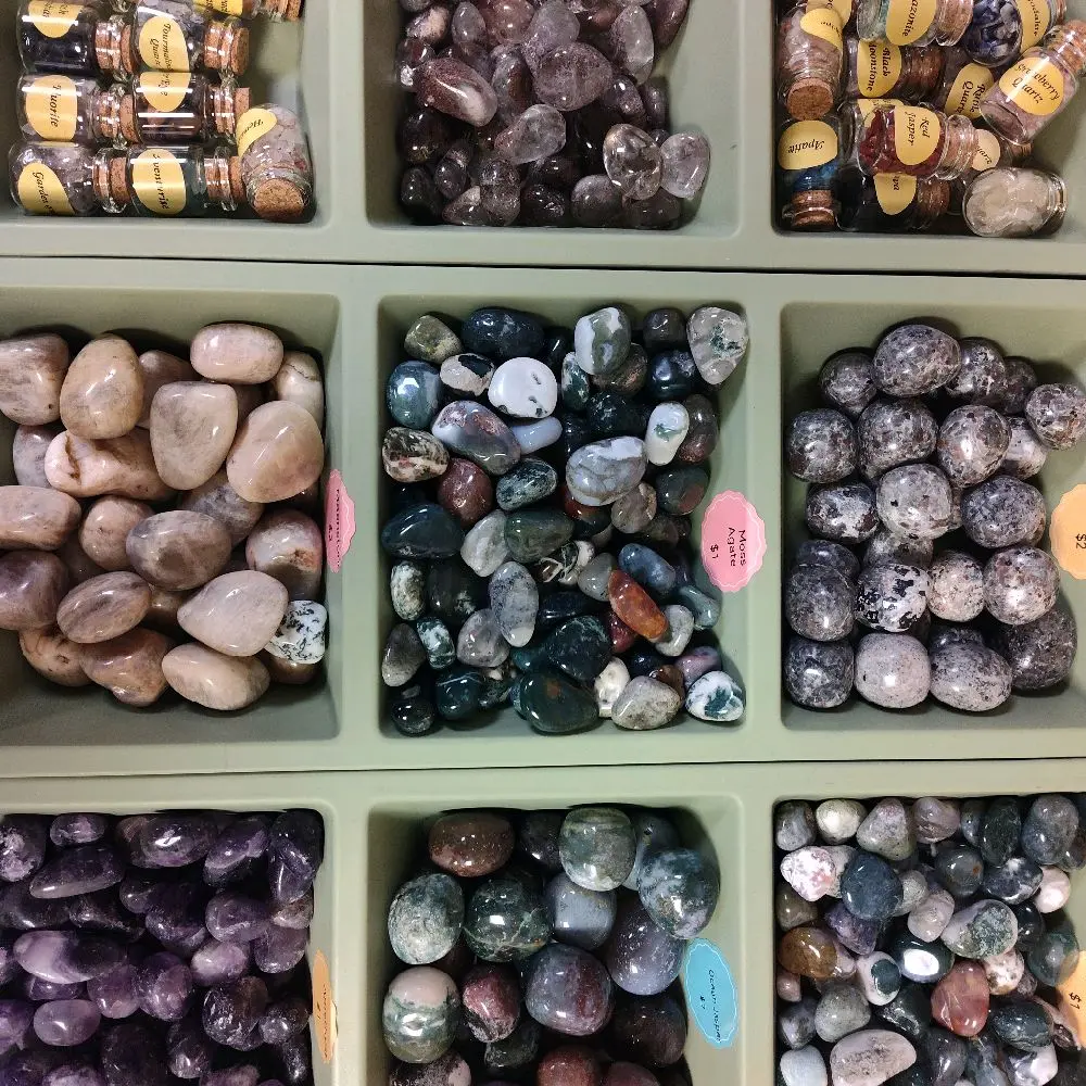 Assorted Polished Stones - Variety Pack of Natural Gemstones for Collectors and Decor