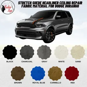 Stretch Suede Headliner Ceiling Repair Fabric Material for Dodge Durango